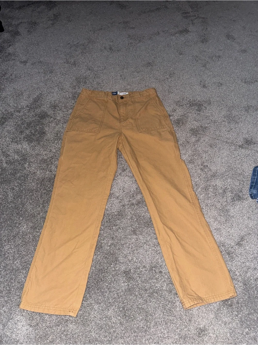 Old Navy Boys Tan Taper Built-In-Flex Cargo Pants Size 18